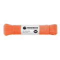 100' Orange Polyester 550 Lb. Commercial Paracord